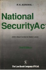 National SecurityAct  (With Allied Central & States Laws)  (2nd Edition)