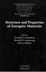 MATERIALS RESEARCH SOCIETY SYMPOSIUM PROCEEDINGS VOLUME 296 Structure and Properties of Energetic Ma