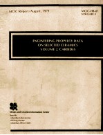 ENGINEERING PROPERTY DATA ON SELECTED CERAMICS VOLUME II.CARBIDES