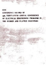 IEEE CONFERENCE RECORD OF 1983 THIRTY-FIFTH ANNUAL CONFERENCE OF ELECTRICAL ENGINEERING PROBLEMS IN 