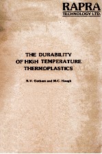 The Durability of High Temperature Thermoplastics