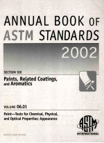 ANNUAL BOOK OF ASTM STANDARDS 2002 VOLUME06.01