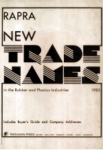 Rapra New Trade Names in the Rubber and Plastics Industries 1983-1984