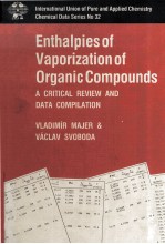 Enthalpies of Vaporization of Organic Compounds A CRITICAL REVIEW AND DATA COMPILATION