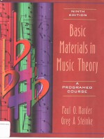 Basic Materials in Music Theory A Programed Course NINTE EDITION