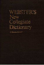 WEBSTER’S NEW COLLEGIATE DICTIONARY  EDITION  8TH