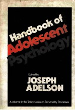 HANDBOOK OF ADOLESCENT PSYCHOLOGY