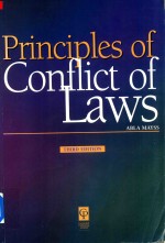 Principles of Conflict of Laws