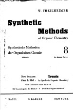 SYNTHETIC METHODS OF ORGANIC CHEMISTRY VOL 8