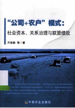 “公司+农户”模式  社会资本、关系治理与联盟绩效