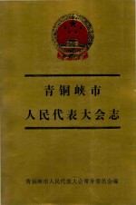 青铜峡市人民代表大会志  1949年11月-1997年4月