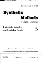 SYNTHETIC METHODS OF ORGANIC CHEMISTRY VOL 5