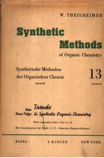 SYNTHETIC METHODS OF ORGANIC CHEMISTRY VOL 13