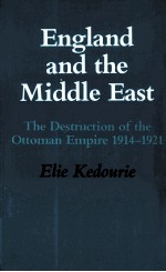 ENGLAND AND THE MIDDLE EAST