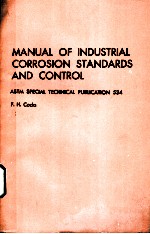 MANUAL OF INDUSTRIAL CORROSION STANDARDS AND CONTROL