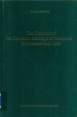 The Concept of the Common Heritage of Mankind in International Law