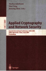 Lecture Notes in Computer Science 3089 Applied Cryptography and Network Security Second Internationa