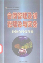 合同管理及诉讼理论与实务丛书  合同管理及诉讼理论与实务  经济合同管理卷