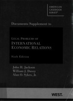 Legal Problems of International Economic Relations Sixth Edition