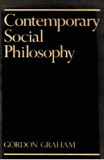 CONTEMPORARY SOCIAL PHILOSOPHY