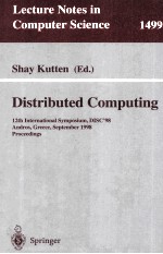 Lecture Notes in Computer Science 1499 Distributed Computing 12th International Symposium