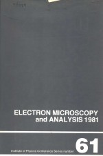 ELECTRON MICROSCOPY AND ANALYSIS  1981