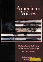 AMERICAN VOICES MULTICULTURAL LITERACY AND CRITIAL TBINKING SECOND EDITION