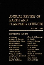 ANNUAL REVIEW OF EARTH AND PLANETARY SCIENCES VOLUME 1987