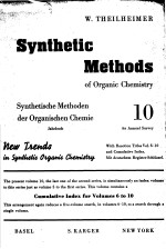 SYNTHETIC METHODS OF ORGANIC CHEMISTRY VOL 10