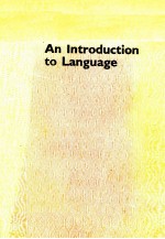 AN INTRODUCTION TO LANGUAGE FOURTH EDITION