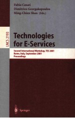 Lecture Notes in Computer Science 2193 Technologies for E-Services Second International Workshop