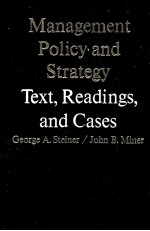 MANAGEMENT POLICY AND STRATEGY TEXT READINGS