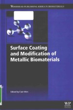 Surface coating and modification of metallic biomaterials