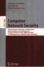 Lecture Notes in Computer Science 3685 Computer Network Security Third International Workshop on Mat