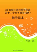 《湖北省经济和社会发展第十二个五年规划纲要》辅导读本