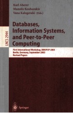 Lecture Notes in Computer Science 2944 Databases