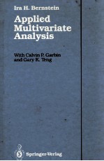 APPLIED MULTIVARIATE ANALYSIS: WITH CALVIN P. GARBIN AND GARY K. TENG