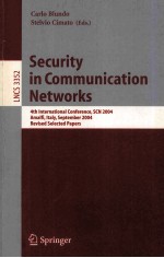 Lecture Notes in Computer Science 3352 Security in Communication Networks 4th International Conferen