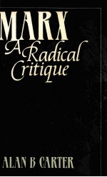 MARX A RADICAL CRITIQUE