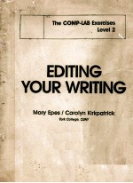 THE COMP-LAB EXERCISES LEVEL 2 EDITIONG YOUR WRITING