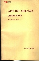 APPLIED SURFACE ANALYSIS