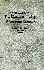 THE NORTON ANTHOLOGY OF AMERICAN LITERATURE THIRD EDITION VOLUME 1