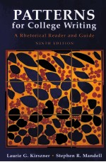 PATTERNS FOR COLLEGE WRITING A THETORICAL READER AND GUIDE