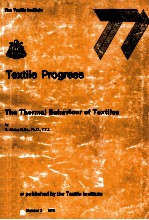 Textile Progress Volume 8 Number 3 1976 The Thermal Behaviour of Textiles