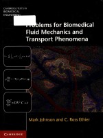 Problems for biomedical fluid mechanics and transport phenomena