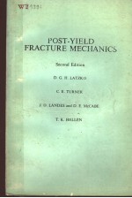 POST-YIELD FRACTURE MECHANICS  Second Edition