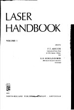 LASER HANDBOOK VOLUME 1