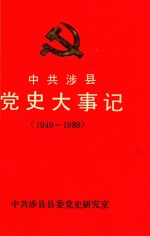 中共涉县党史大事记  1949-1989