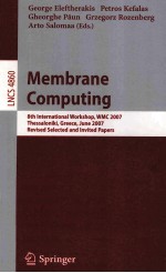 Lecture Notes in Computer Science 4860 Membrane Computing 8th International Workshop