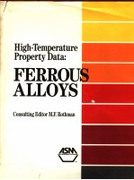 HIGH-TEMPERATURE PROPERTY DATA:FERROUS ALLOYS